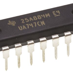 UA747CN Texas Instruments Quad, 36-V, 1-MHz operational amplifier