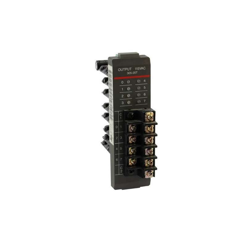 305-20T Texas Instruments OUTPUT MODULE 8 POINTS, 80-265VAC, 50/60HZ