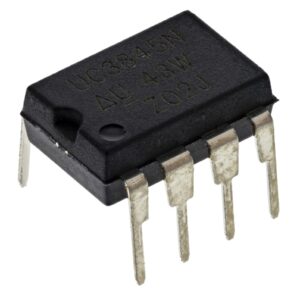 UC3845N Texas Instruments Single ended 500KHz current mode PWM controller with 8.4V/7.6V UVLO 50% duty cycle, 0C to 70C