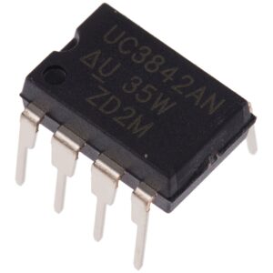 UC3842AN Texas Instruments 30-V, 1A, 500KHz current mode PWM controller with 16V/10V UVLO 100% duty cycle, 0°C to 70°C
